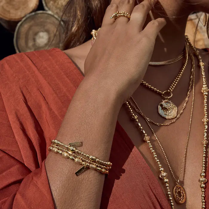 ChloBo - Cute Oval Bracelet - Gold