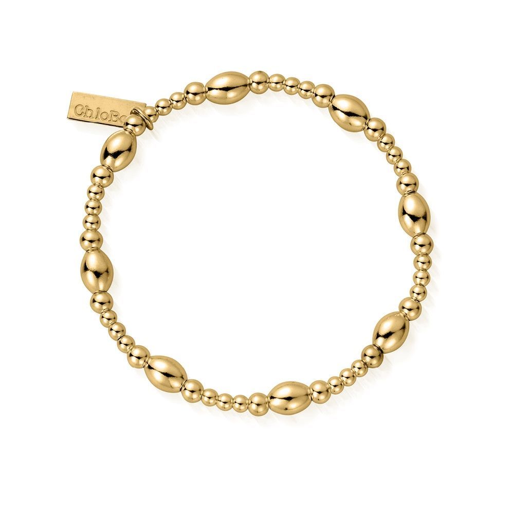 ChloBo - Cute Oval Bracelet - Gold