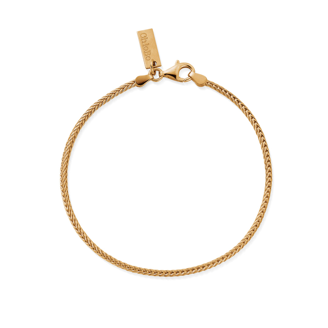 ChloBo - Men's Fox Tail Chain Bracelet - Gold