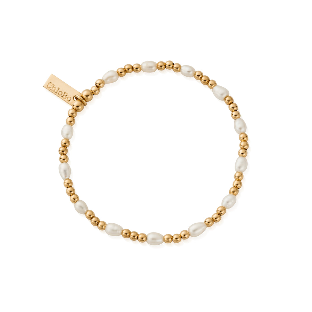 ChloBo - Cute Charm Pearl Bracelet - Gold