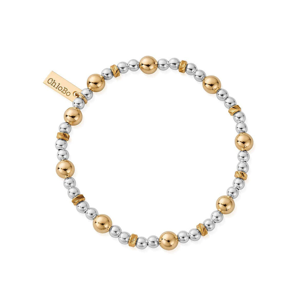 ChloBo - Sparkle Ball Bracelet - Gold & Silver