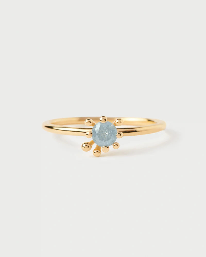 PDPAOLA - Grey Fleur Ring - Gold