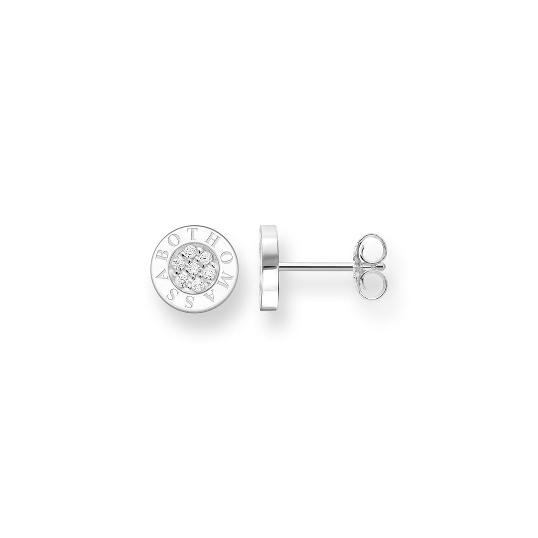 Thomas Sabo - White Pave Studs - Silver