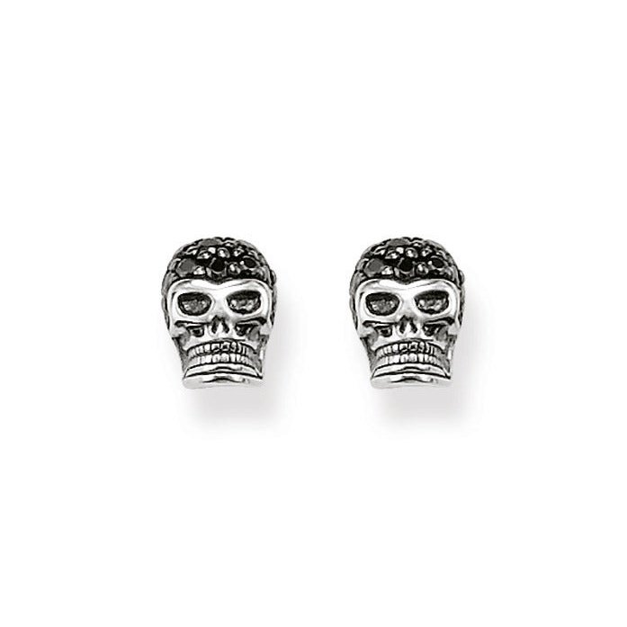 Thomas Sabo - Silver Black Zirconia Skull Studs