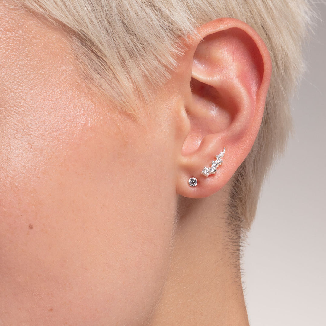 Thomas Sabo - Zirconia Claw Setting Single Ear Stud