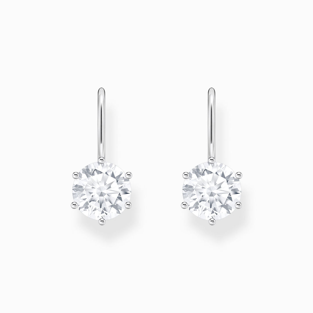 Thomas Sabo - White CZ Earrings - Silver