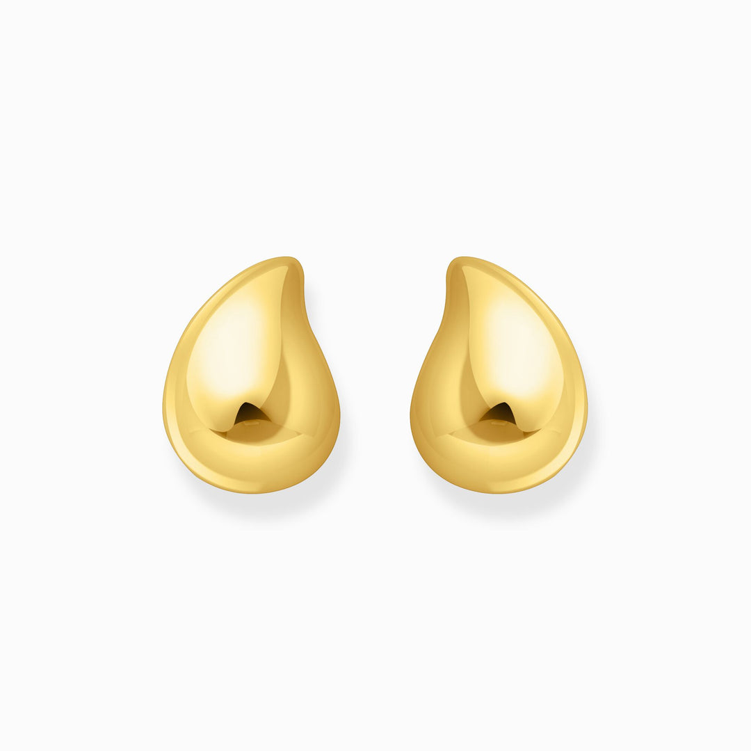 Thomas Sabo - Organic Drop Shape Earrings - Gold