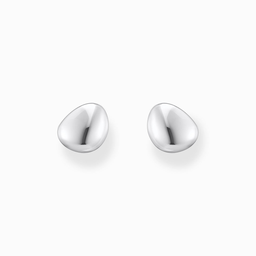 Thomas Sabo - Organic Shape Stud Earrings - Silver