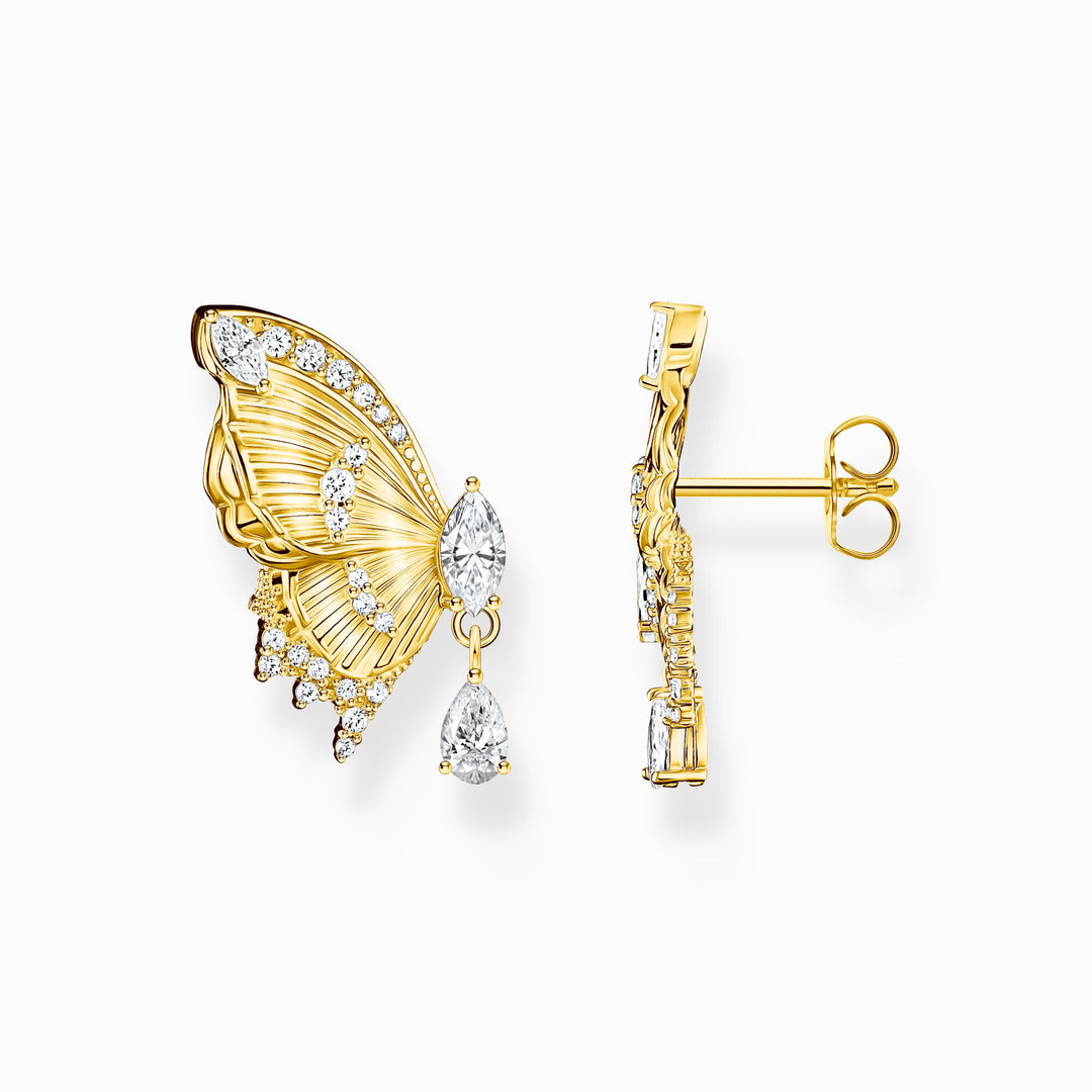 Thomas Sabo - Butterfly Paradise Earrings - Gold