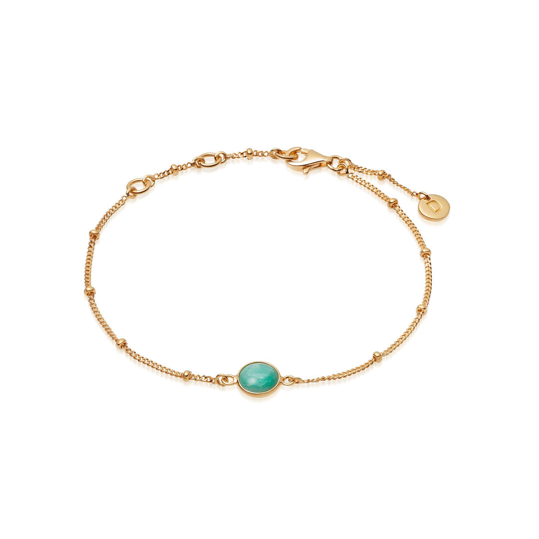 Daisy London - Amazonite Healing Bracelet - Gold