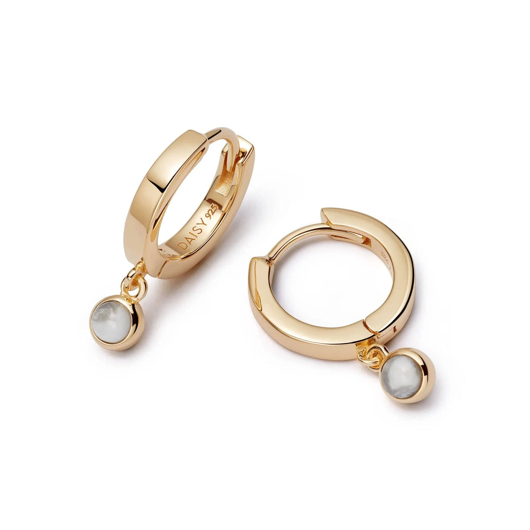 Daisy London - Howlite Healing Huggies - Gold