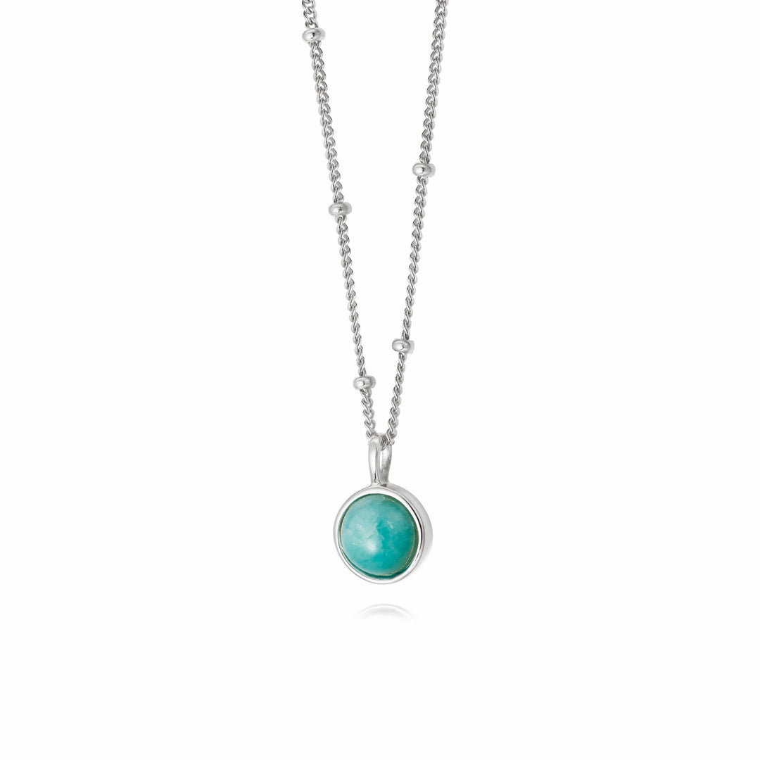 Daisy London - Amazonite Healing Necklace - Silver