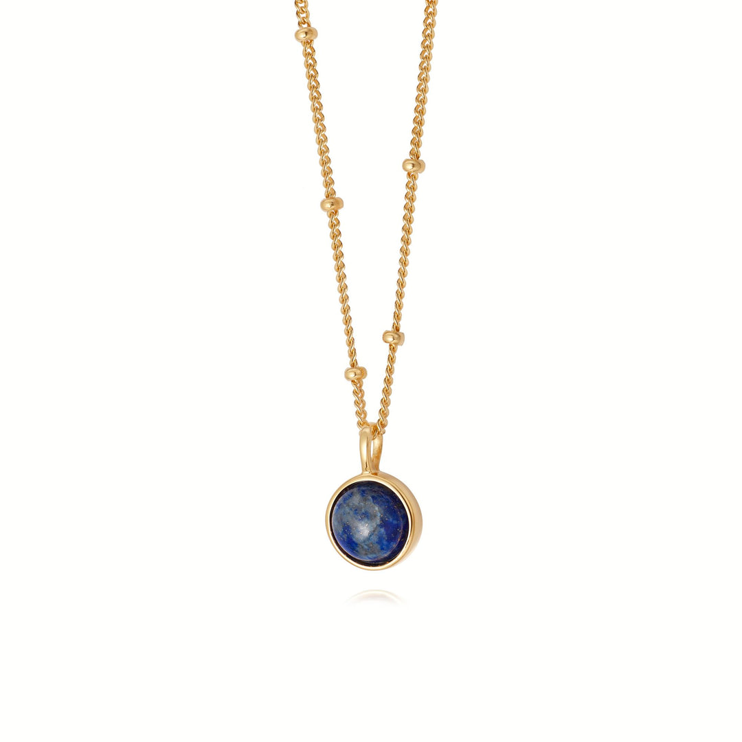 Daisy London - Lapis Healing Necklace - Gold