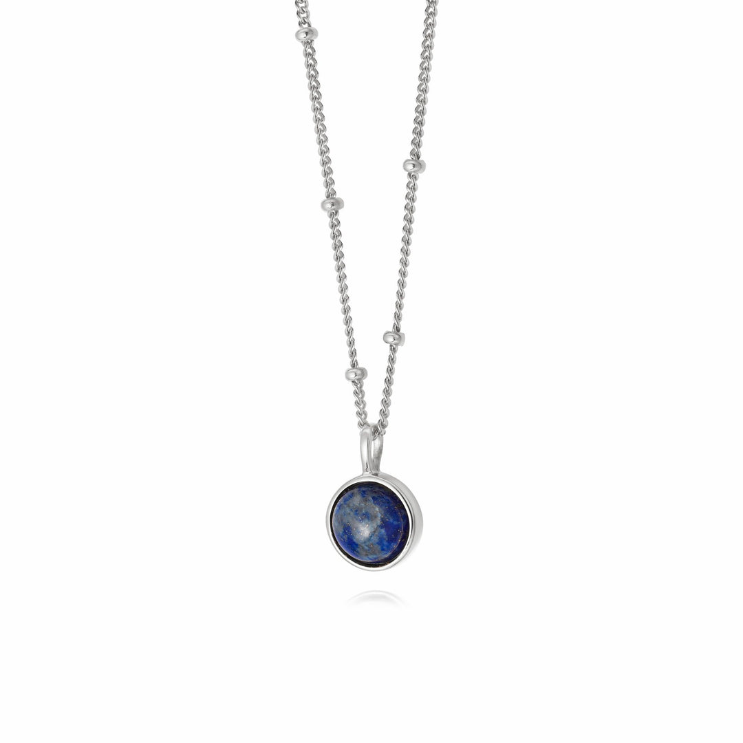 Daisy London - Lapis Healing Necklace - Silver