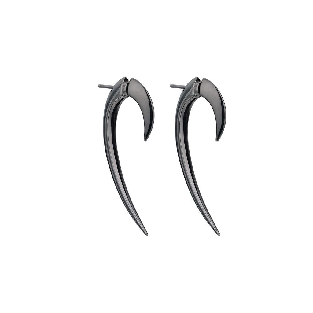 Shaun Leane - Hook Earrings - Silver Black Rhodium
