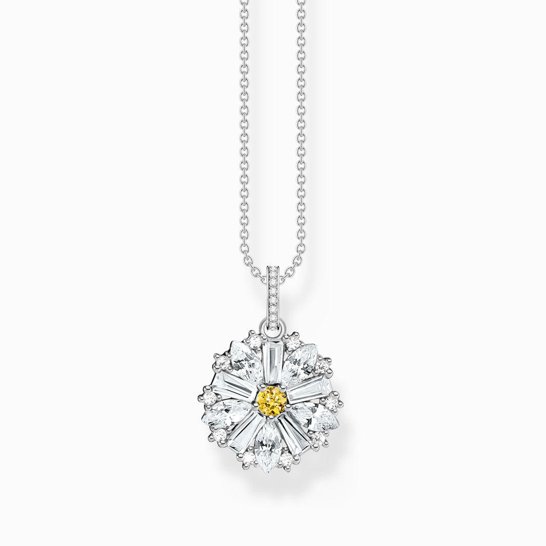 Thomas Sabo - Lovely Daisy Flower Necklace - Silver