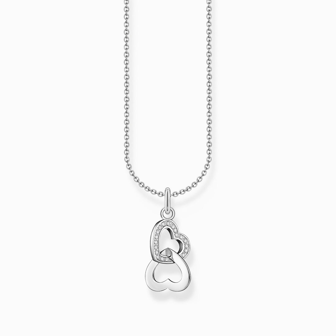 Thomas Sabo - Intertwined Hearts Pendant Necklace - Silver