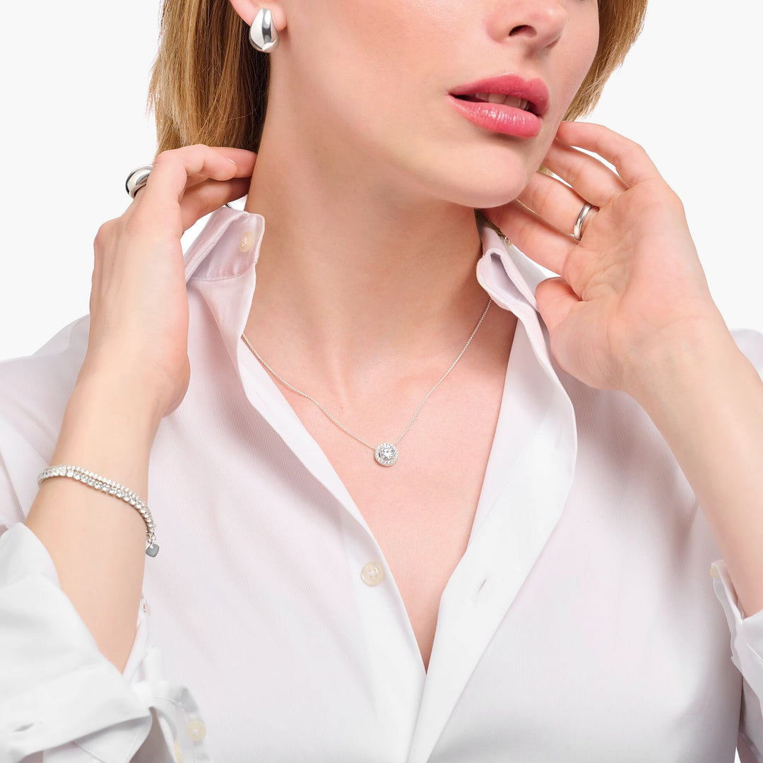 Thomas Sabo - Halo Pendant Necklace - Silver