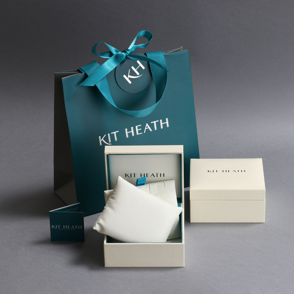 Kit Heath - Entwine Twine Link Trio Toggle Bracelet - Silver