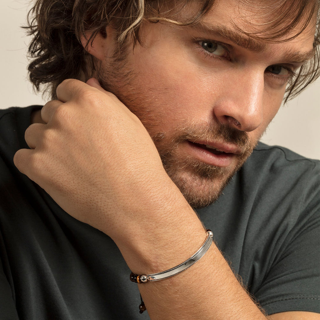 Thomas Sabo - Adjustable Engraveable Tiger's Eye Bracelet
