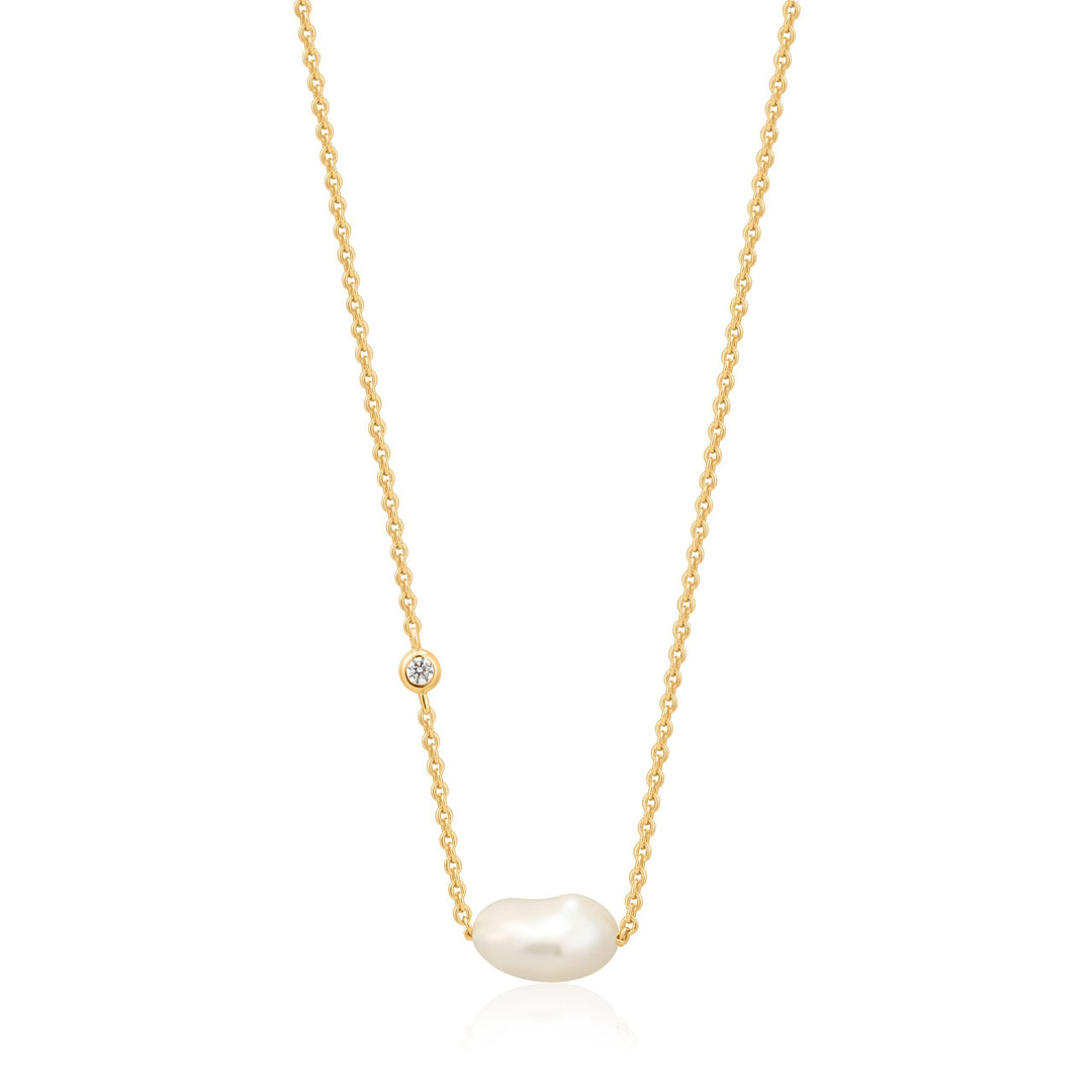 Ania Haie - Pearl Necklace - Gold
