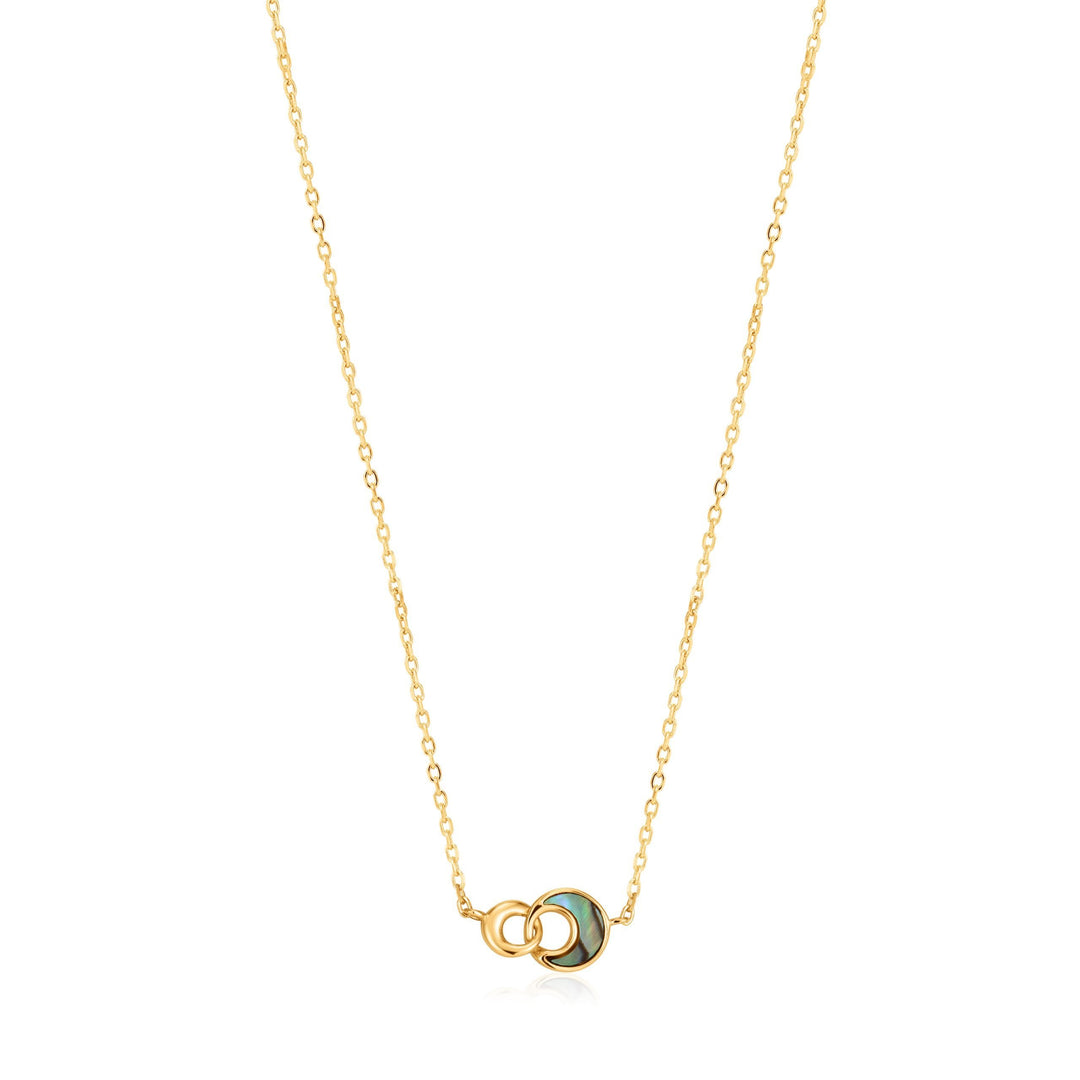 Ania Haie - Abalone Link Necklace - Gold