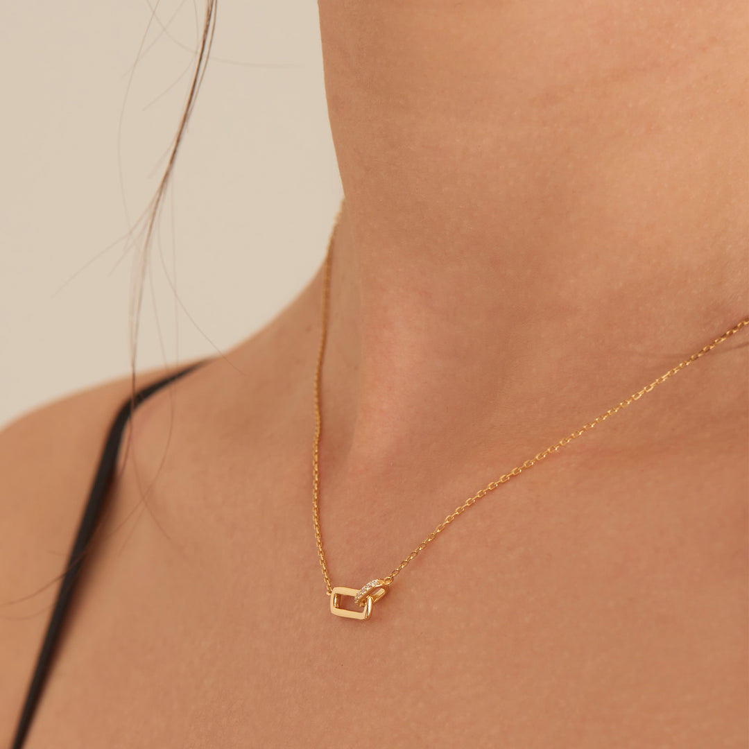 Ania Haie - Glam Interlock Necklace - Gold