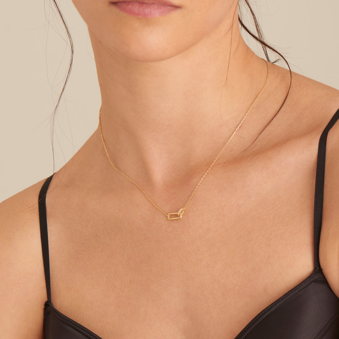 Ania Haie - Glam Interlock Necklace - Gold