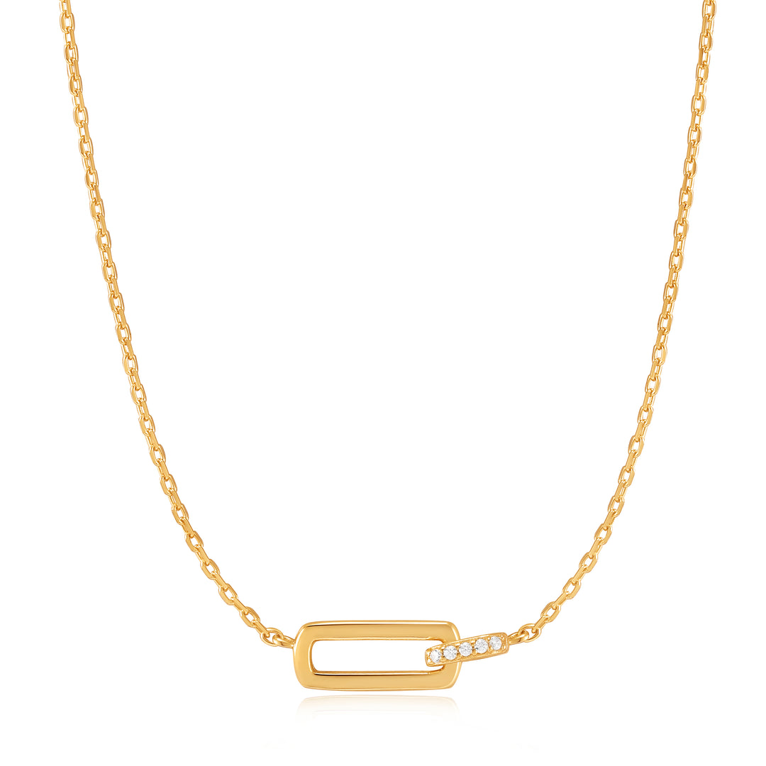 Ania Haie - Glam Interlock Necklace - Gold