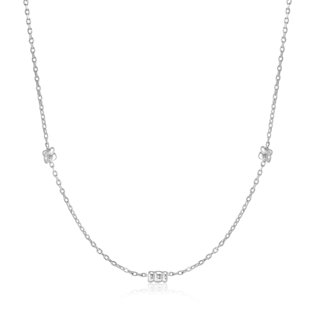 Ania Haie - Smooth Twist Chain Necklace - Silver