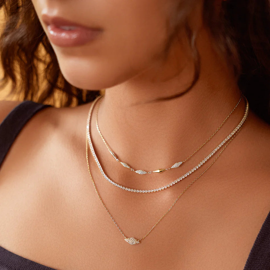 Ania Haie - Multi Sparkle Necklace - Gold