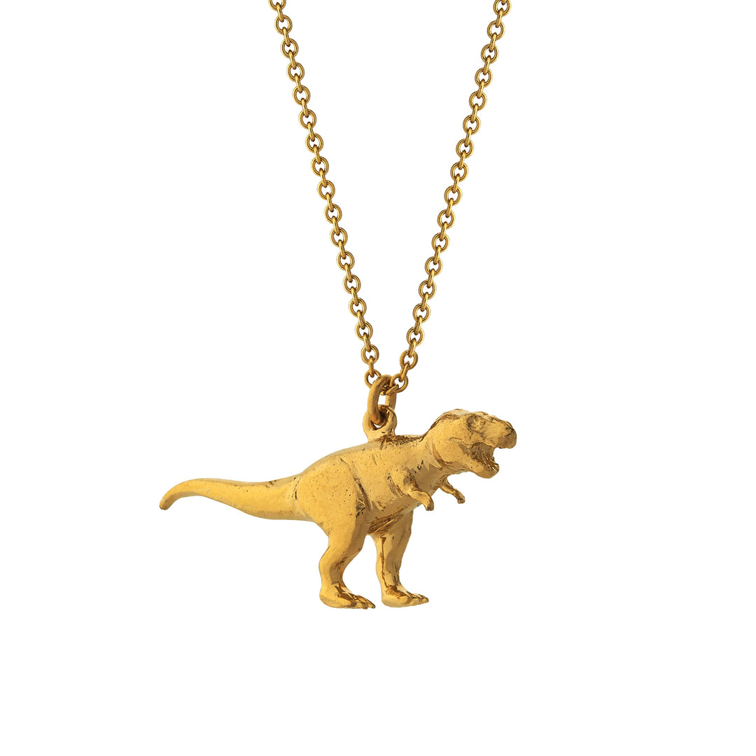 Alex Monroe - Tyrannosaurus Rex Necklace - Gold