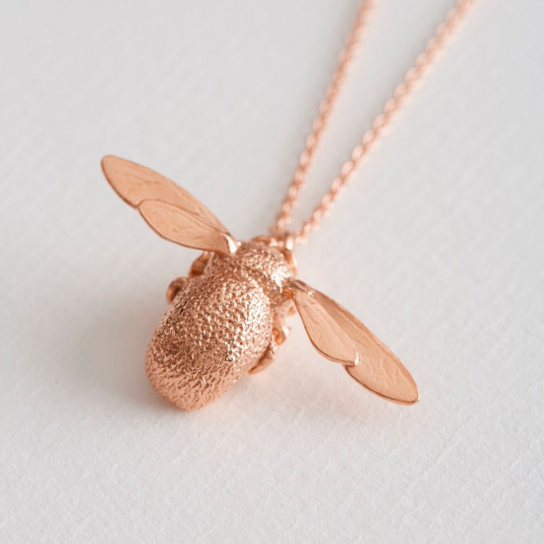 Alex Monroe - Bumblebee Necklace - Rose Gold