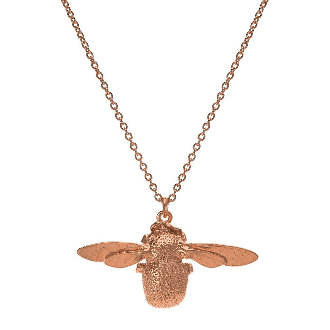 Alex Monroe - Bumblebee Necklace - Rose Gold