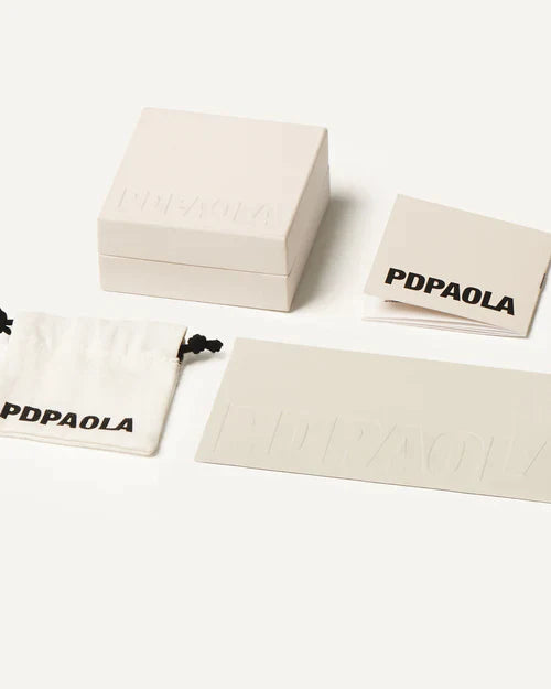 PDPAOLA - Mini Letter 'R' Necklace - Gold