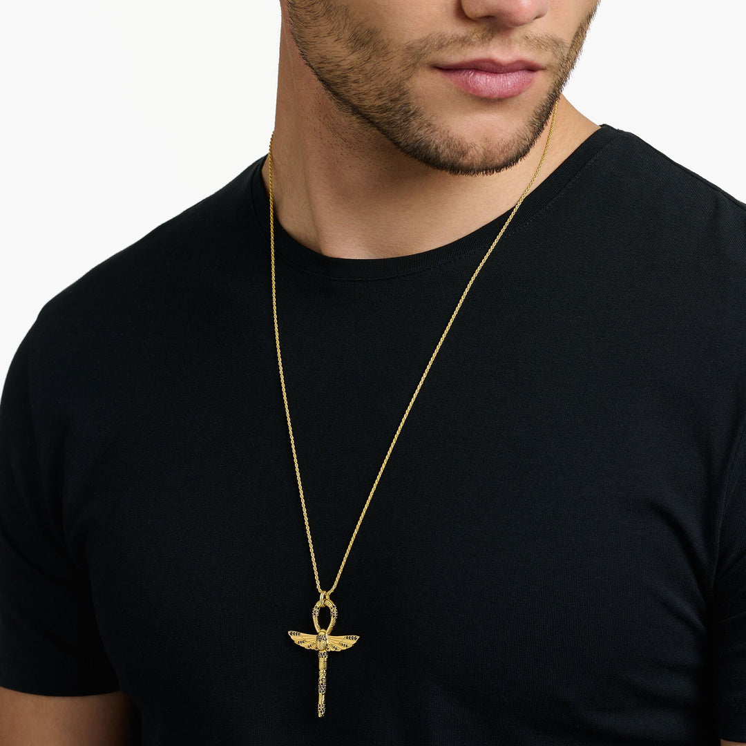 Thomas Sabo - Gold Egyption Cross of Life Pendant