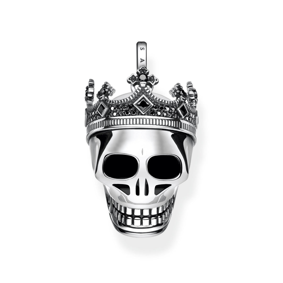 Thomas Sabo - Blackened Silver King Skull Pendant