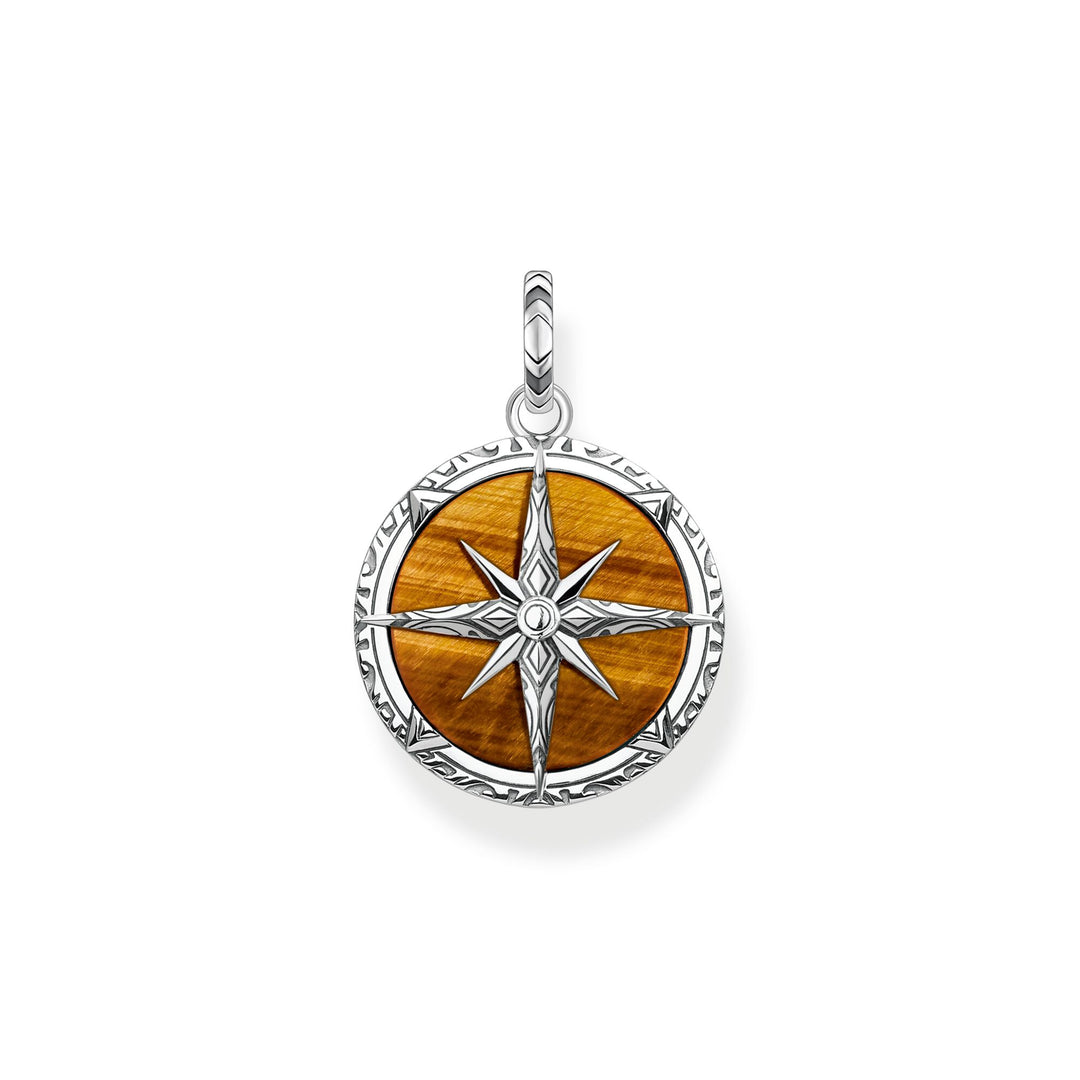 Thomas Sabo - Tiger's Eye Compass Pendant