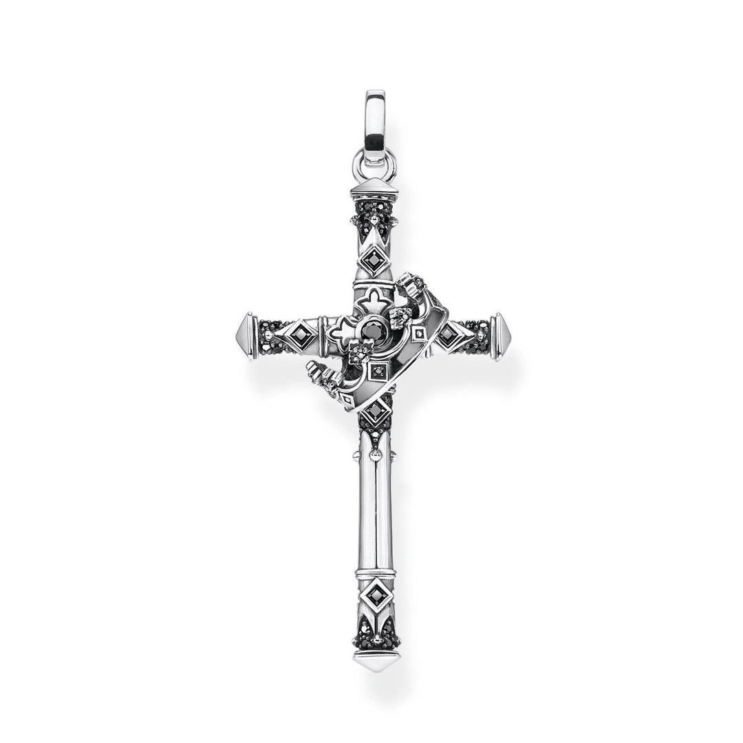 Thomas Sabo - Silver Cross and Crown Pendant