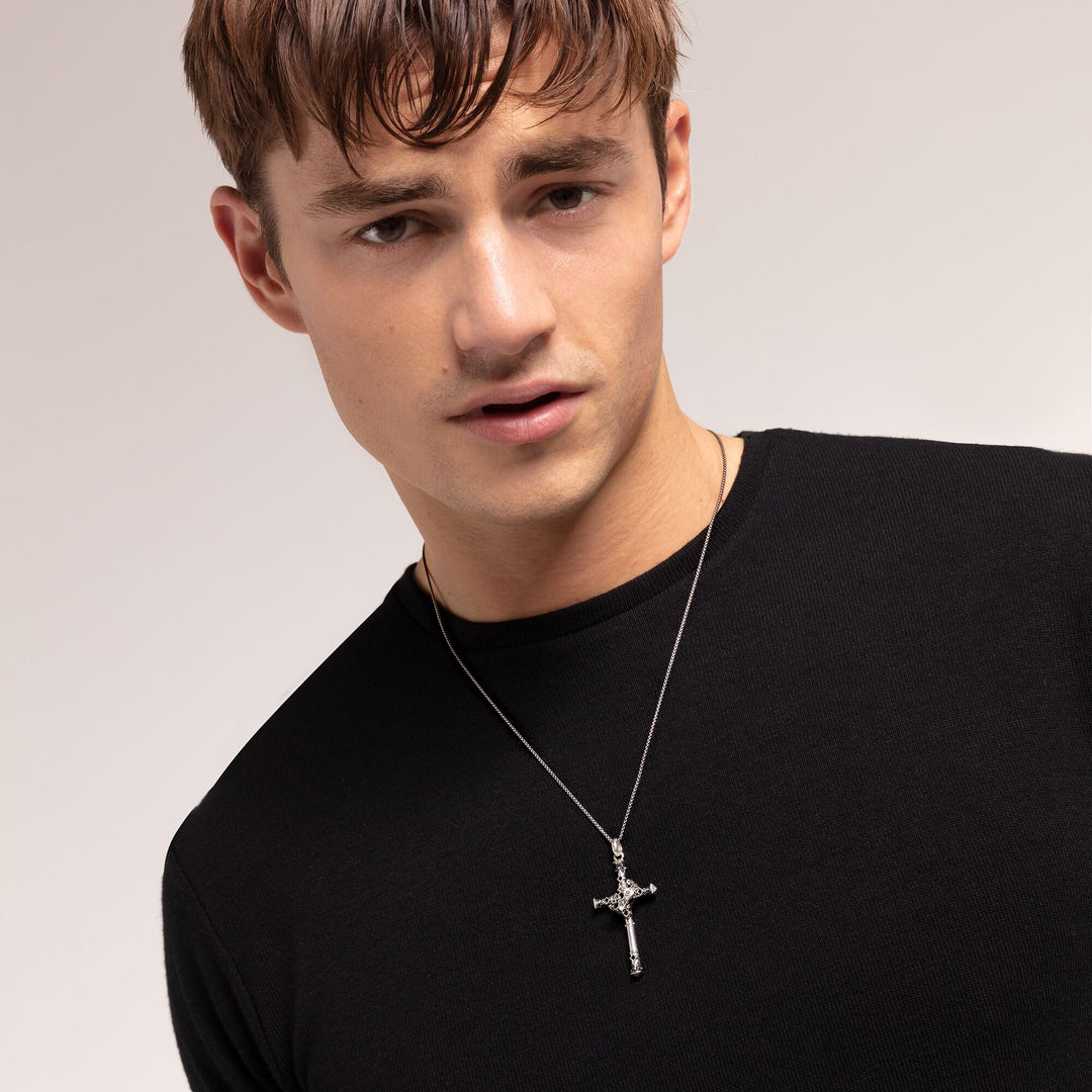 Thomas Sabo - Silver Cross and Crown Pendant