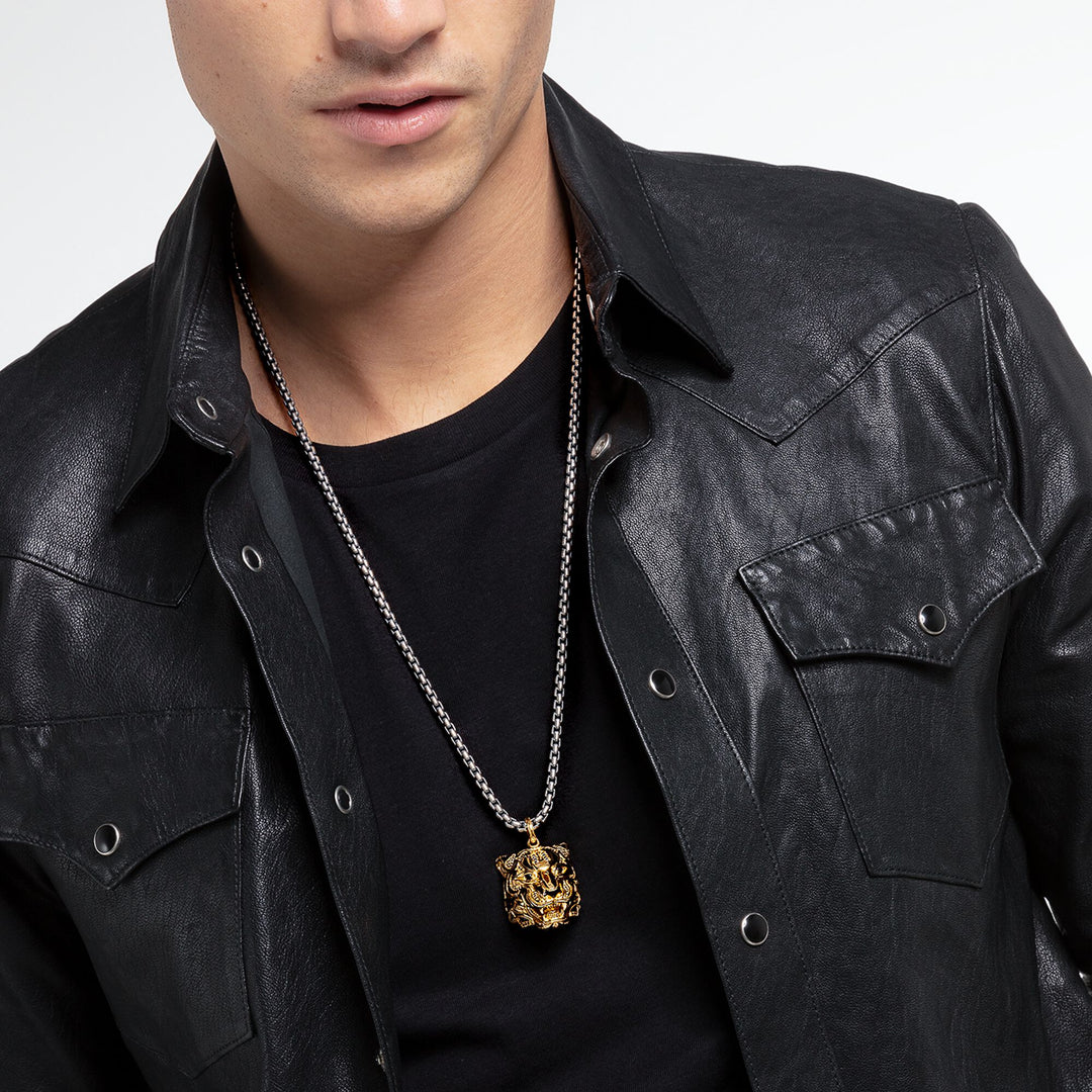 Thomas Sabo - Gold Tiger Head Pendant