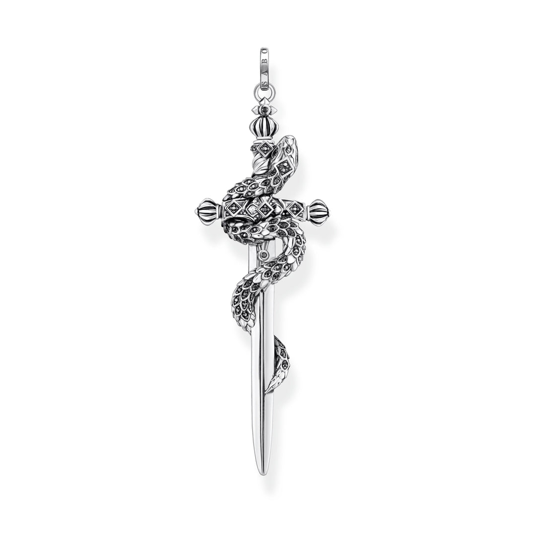 Thomas Sabo - Silver Cross Sword with Snake Pendant