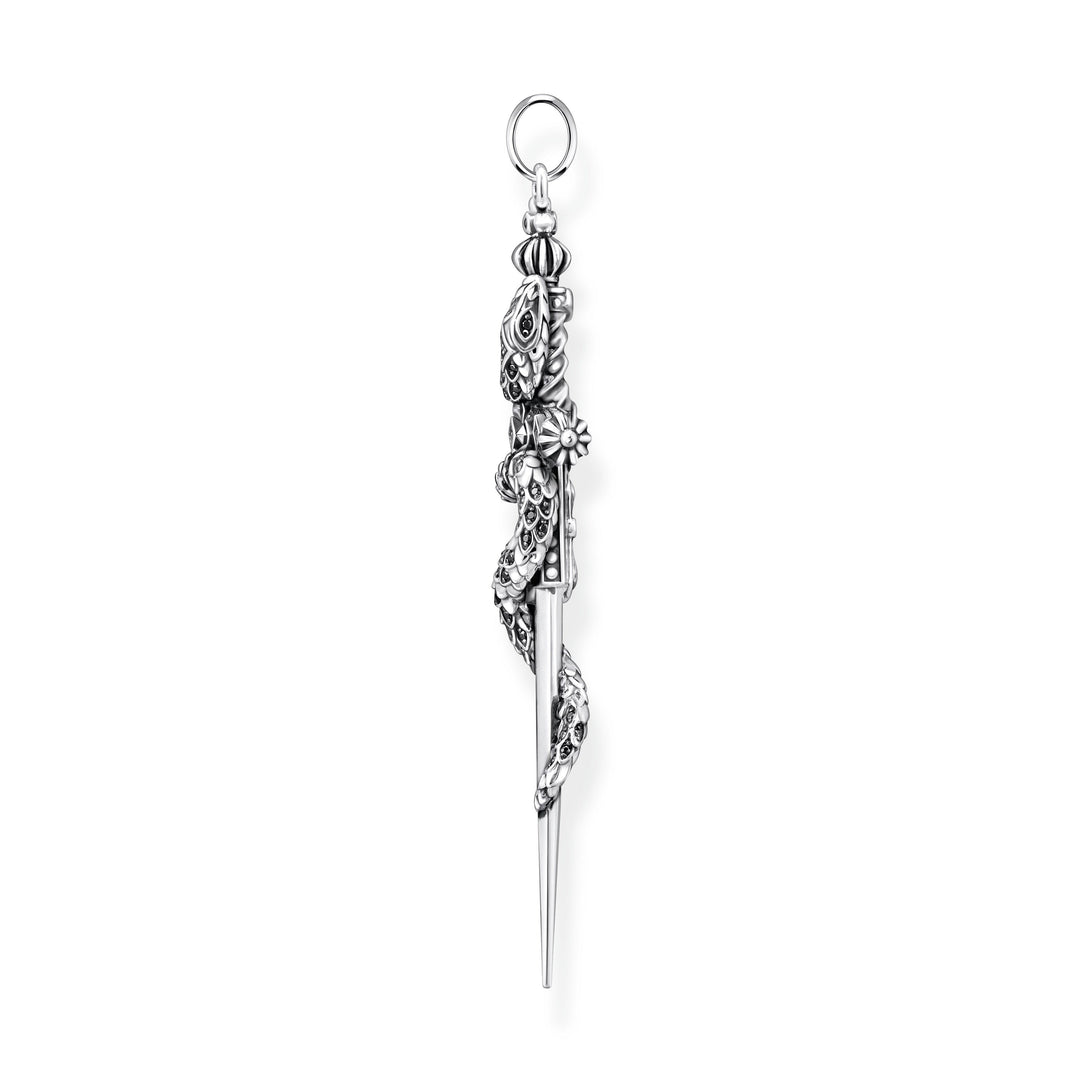 Thomas Sabo - Silver Cross Sword with Snake Pendant