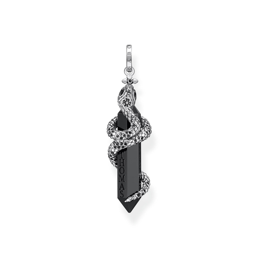 Thomas Sabo - Onyx Snake Amulet Pendant