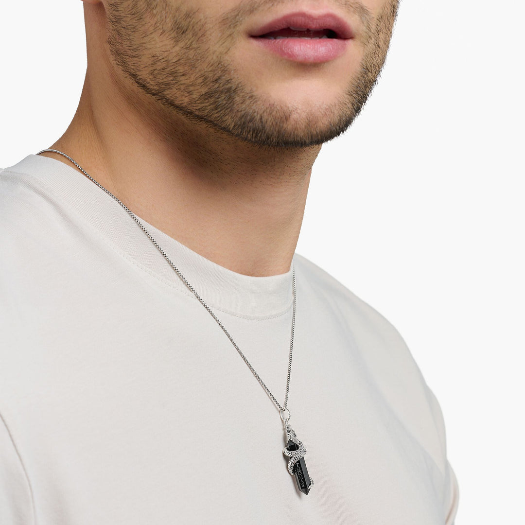 Thomas Sabo - Onyx Snake Amulet Pendant