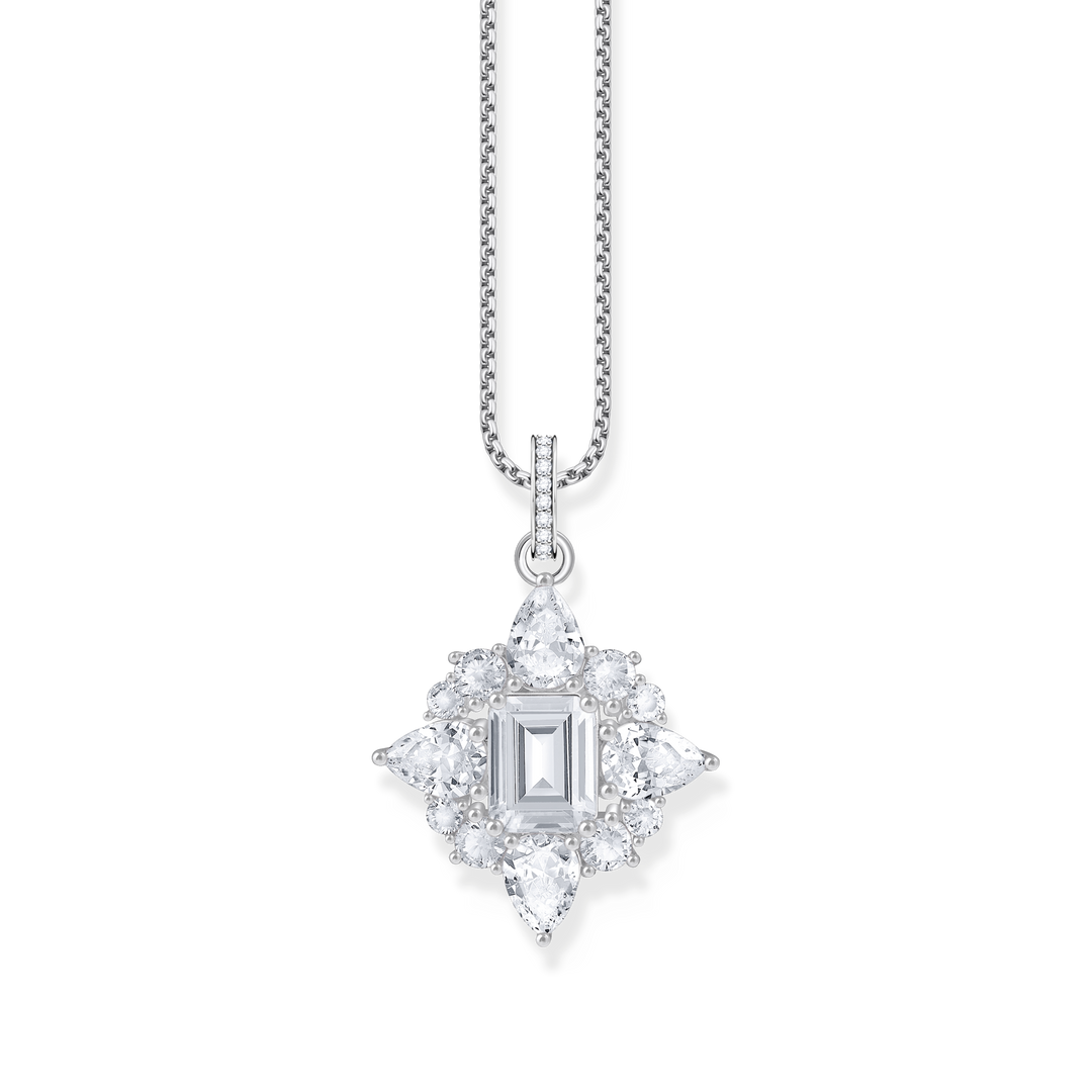 Thomas Sabo - White CZ Stones Pendant - Silver