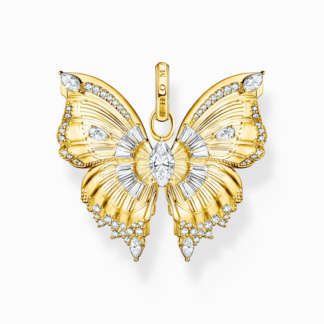Thomas Sabo - Butterfly Paradise CZ Pendant - Gold