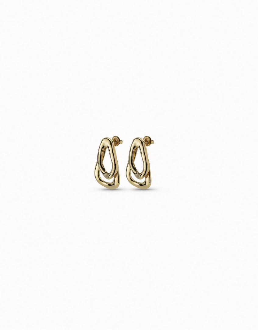 UNOde50 - Connected Earrings - Gold