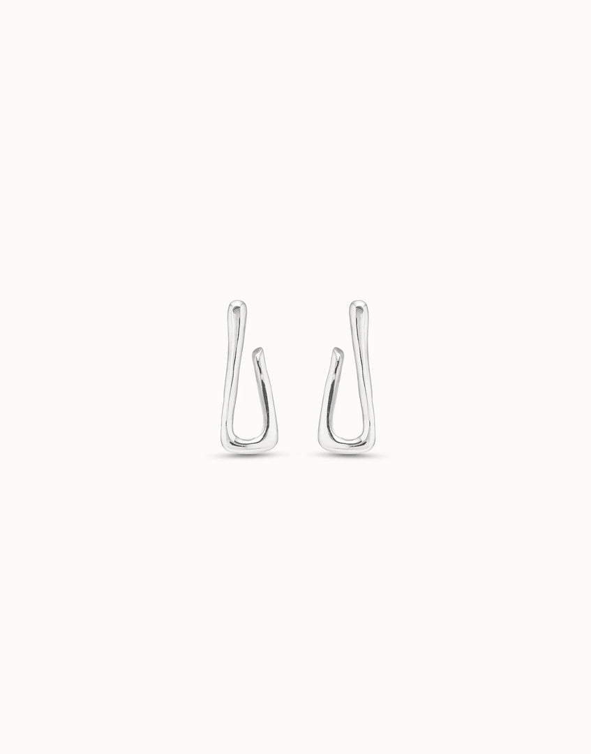 UNOde50 - Link Shaped Earrings - Silver