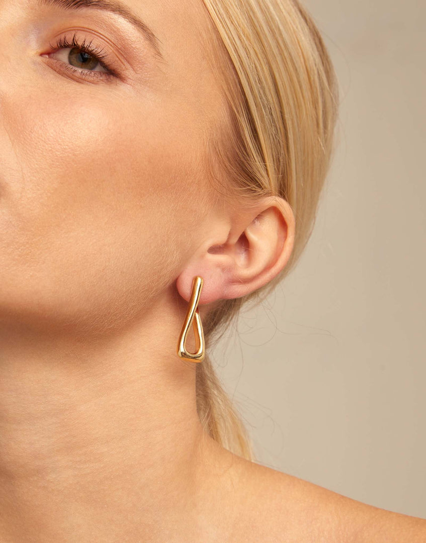 UNOde50 - For U Earrings - Gold